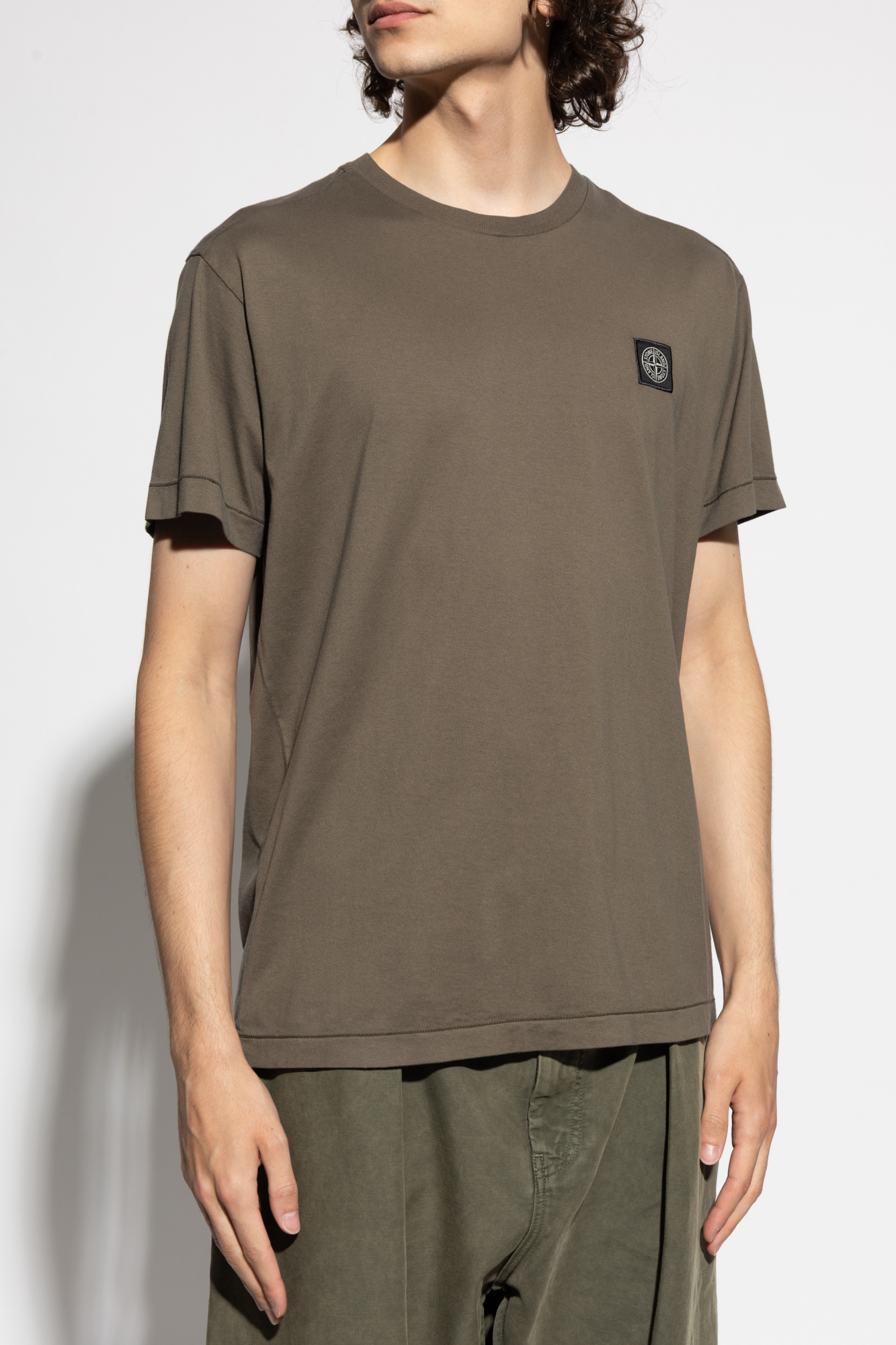 Stone Island T-shirt with logo | Men's Clothing | Vitkac